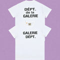 Gallery Dept. Galerie Dépt. Short Sleeve T-Shirt - White/Black