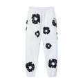 Denim Tears Cotton Wreath Sweatpants - White/Black