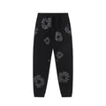 Denim Tears Cotton Wreath Sweatpants - Black/Dark Grey